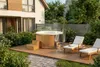 FinnTherm Holz Badefass Stockholm aus Thermoholz, Hot Tub Ø Produktbild-Vorschau 2