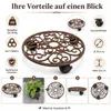 Esschert Design | Pflanzwagen - 29 cm - Rustikal - Mit 3 Produktbild-Vorschau 9