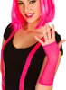 Pinke Neon Disco Mesh Handschuhe 80er Produktbild-Vorschau 5