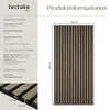 Akustické panely Sonic Wall s efektem dřeva - tmavý dub, Náhled obrázku produktu 5
