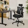 Ergonomické kreslo Naxes – Čierne Náhľad obrázku produktu 2