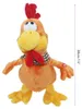 Jouet musical en peluche de 38 cm représentant un coq qui Voir les images du produit 9