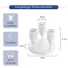 ZMH LED Deckenleuchte Weiß 3 Flammig Deckenbeleuchtung GU10 Produktbild-Vorschau 4