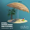 KINGSLEEVE® Sonnenschirm Hawaii Ø160cm Neigbar Produktbild-Vorschau 5