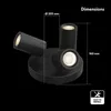HOFTRONIC - Plafonnier LED 3 spots GU10 non inclus Voir les images du produit 7