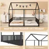 MODFU Dětská postel kovová 90x200 cm s laťovým roštem a Náhled obrázku produktu 4