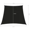 vidaXL Markiza z tkaniny Oxford trapezowa 2/4x3 m czarna Podgląd zdjęcia produktu 5