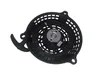 A black starter pull for a lawnmower is shown against a white background. Produktbild-Vorschau