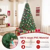 Kunstkerstboom COSTWAY, 225 cm, met 1346 PVC-naalden, Productafbeelding-voorbeeld 5