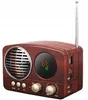 Tragbares Retro Radio Bluetooth FM mit USB microSD AUX Akku Produktbild-Vorschau 2