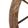 Relaxdays Wagenrad Holz, 3er Set, Deko für Garten, Produktbild-Vorschau 7