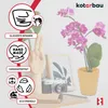 KOTARBAU® Vaso da fiori color senape Vetroceramica smaltata Anteprima dell’immagine prodotto 4