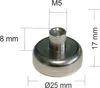 Topfmagnet Neodym Flachgreifer Ø 25 mm mit Innengewinde | Produktbild-Vorschau 3