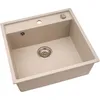 Granitový drez Pyramis Camea 500x530 mm béžový Náhľad obrázku produktu 4