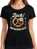 Camiseta para mujer, diseño  , con motivos de pretzels, Vista previa de la imagen del producto 7