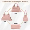 IGOLUMON Damen Handtasche Mittelgroß Leder Rosa Elegante Produktbild-Vorschau 6