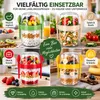 Set da 8 vasetti per muesli, vasetti per yogurt da asporto, Anteprima dell’immagine prodotto 9