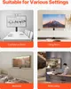Collage showing a TV lift stand in various settings: conference room, living room, bedroom, and hotel lobby. Anteprima dell’immagine prodotto