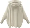ASKSA Femme Veste Teddy à capuche Longue Polaire Chaud Doux Voir les images du produit 3