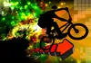 Vlies Fototapete - Bicycle Tricks 150x105 cm Streetart Produktbild-Vorschau 5