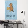 Mr. & Mrs. Panda Wandbild Bär Zuhause - Blau Pastell - Produktbild-Vorschau 4