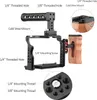 Andoer Camera Video Cage + Top Handle + Side Wooden Grip Podgląd zdjęcia produktu 4