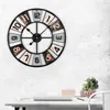 YorbayWanduhr Große  60cm Wohnzimmer  Modern  Wanduhr Rund Produktbild-Vorschau 6