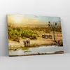 Bild auf Leinwand - Leinwandbild - Safari Tiere - 120x80cm Produktbild-Vorschau 4
