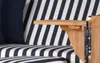 Strandkorb-Set - bene living - Ammersee Teak - PE grau - Produktbild-Vorschau 3