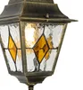 Wisząca lampa zewnętrzna w stylu vintage, złoto antyczne - Podgląd zdjęcia produktu 2