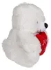 Teddybar mit Herz - weis - Plusch - 22 cm - Valentinstag Produktbild-Vorschau 5