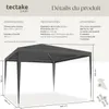 Pavillon FARAH imperméable avec système enfichable 3x3m - Voir les images du produit 6