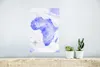 MuchoWow® Poster Weltkarten - Wasserfarben - Blau 20x30 cm Produktbild-Vorschau 5