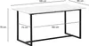 FineBuy Esszimmertisch Weiß 180 cm Esstisch in Marmor-Optik Produktbild-Vorschau 3