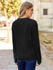Maglione da donna, lavorato a maglia, ampio, caldo, Anteprima dell’immagine prodotto 4