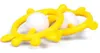 GiliGums Teether in silicone, sonaglio - Cervo, giallo Anteprima dell’immagine prodotto 5