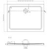 Mexen Omega Duschabtrennung, 3-wändig, einziehbar 120 x 90 Produktbild-Vorschau 6