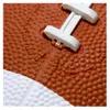 Ballon de rugby SportX en caoutchouc marron et blanc, 390 Voir les images du produit 2