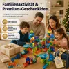 Magnet-Kugelbahn Bausteine STEM Lernspielzeug, Steckspiel Produktbild-Vorschau 4