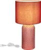 Globo Lighting Tischleuchte Glas rot, 1x E27 Produktbild-Vorschau 9