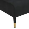 vidaXL Schlafsofa in L-Form Schwarz 271x140x70 cm Samt -  Produktbild-Vorschau 13