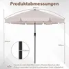 Ombrellone COSTWAY da 300 cm, ombrellone da giardino con Anteprima dell’immagine prodotto 3