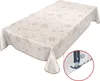Tischdecke Wachstuch Weihnachten Beige Robust Produktbild-Vorschau 2