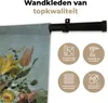 MuchoWow® Wandteppich Wandbehang Blumen - Alte Meister - Produktbild-Vorschau 3