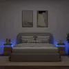A bedroom scene with a bed and two nightstands. Náhled obrázku produktu