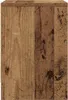 A close-up view of two wooden nightstands with a drawer, showcasing their textured, reclaimed wood appearance. Náhled obrázku produktu