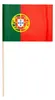 10 Papier Fahnen Portugal 20 x 30 cm Handfahnen Produktbild-Vorschau 2