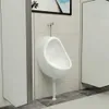 Wandurinal mit Spülventil Keramik Weiß Produktbild-Vorschau 2