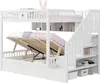 Merax Patrová postel 140x200cm s hydraulickým spodním Náhled obrázku produktu 6