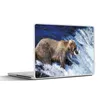 MuchoWow® Laptop Aufkleber Sticker Cover Bär - Fisch - Produktbild-Vorschau 1